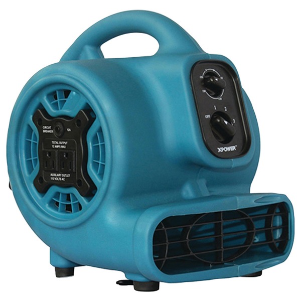 Xpower Mini 3-Speed Floor Dryer/Utility Blower Fan with Timer P-230AT